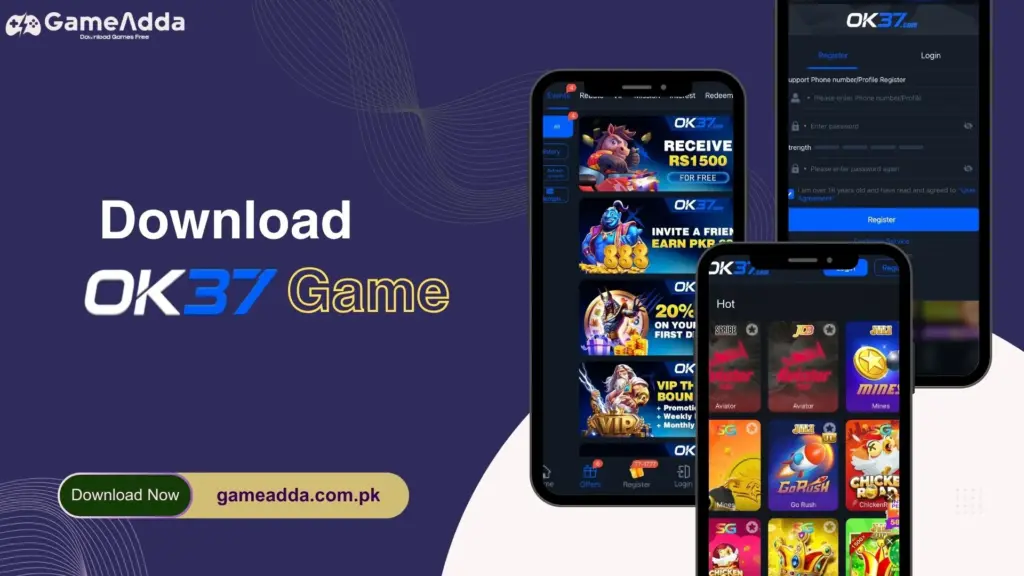 OK37 Game APK free download and complete earning guide for Pakistani Android users 2026